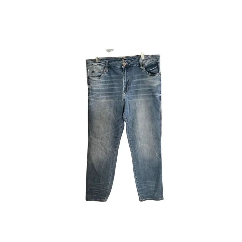 Kut from the kloth women’s high rise cigarette leg, jeans, size 14 
